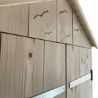 Motif mouettes cabane de plage meuble intérieur